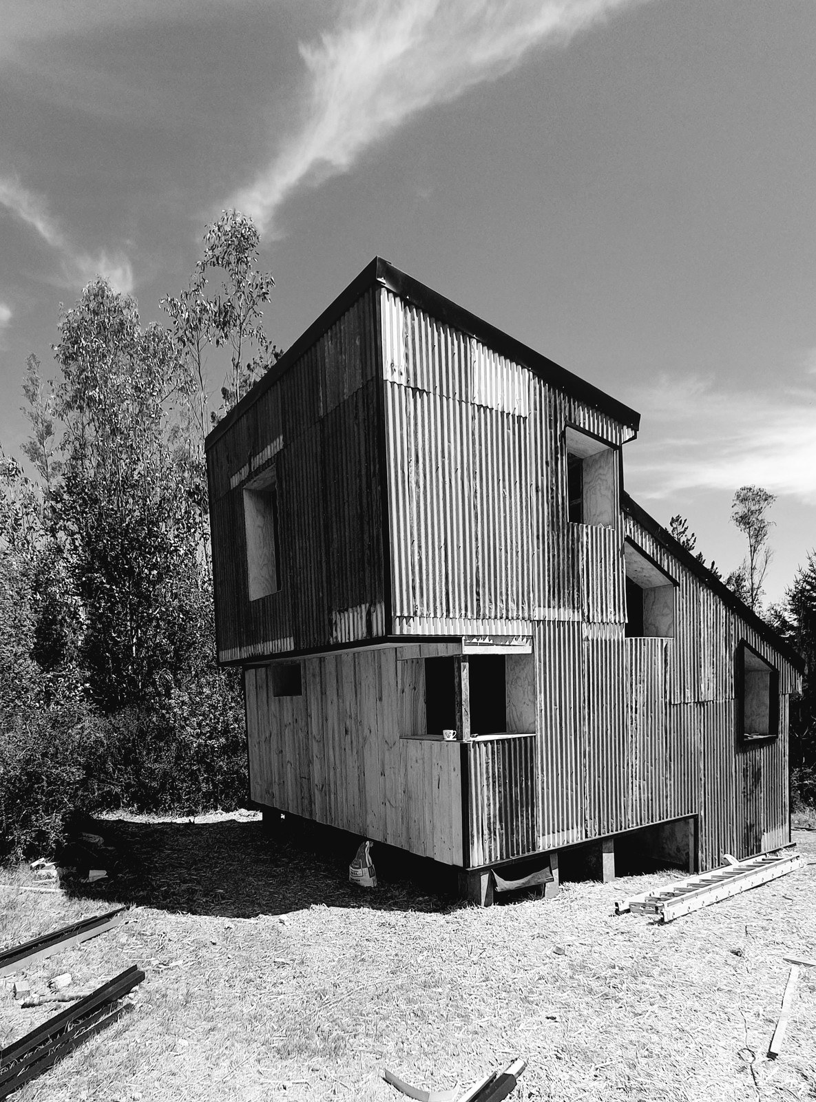 Refugio — casa de bioconstrucción Mulch en Valdivia, 2023